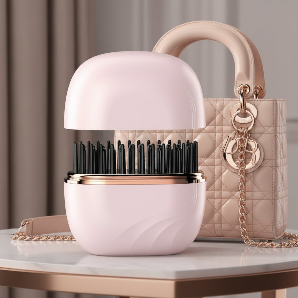 Mini lisseur sans fil, portable et multifonctionnel, pour un soin des cheveux sans abîmer.